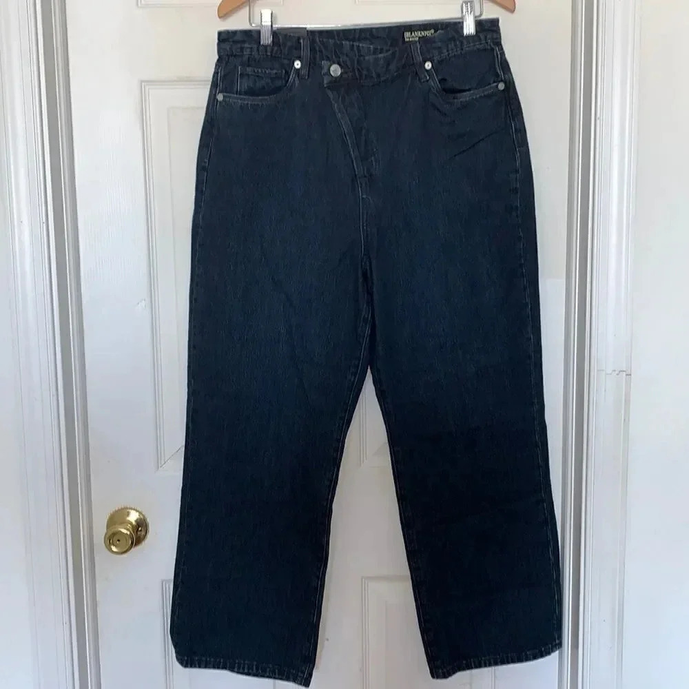 Blank NYC The Baxter Ribcage Blue Straight Leg Jeans Size 31